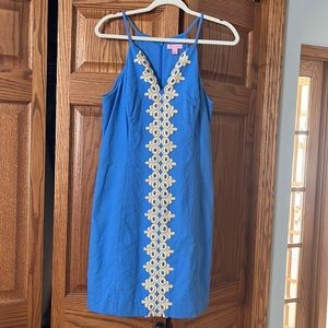 Lilly Pulitzer | baby blue shift dress | size 12